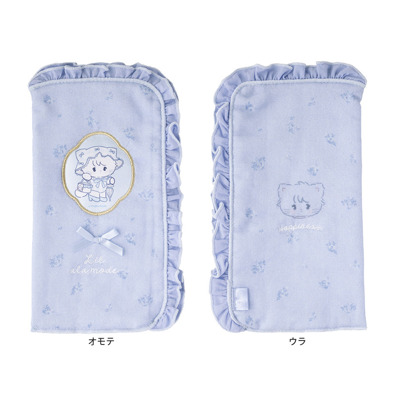 🎀【預訂】Lil ala mode Mousse Blue 蕾絲吸水毛巾袋