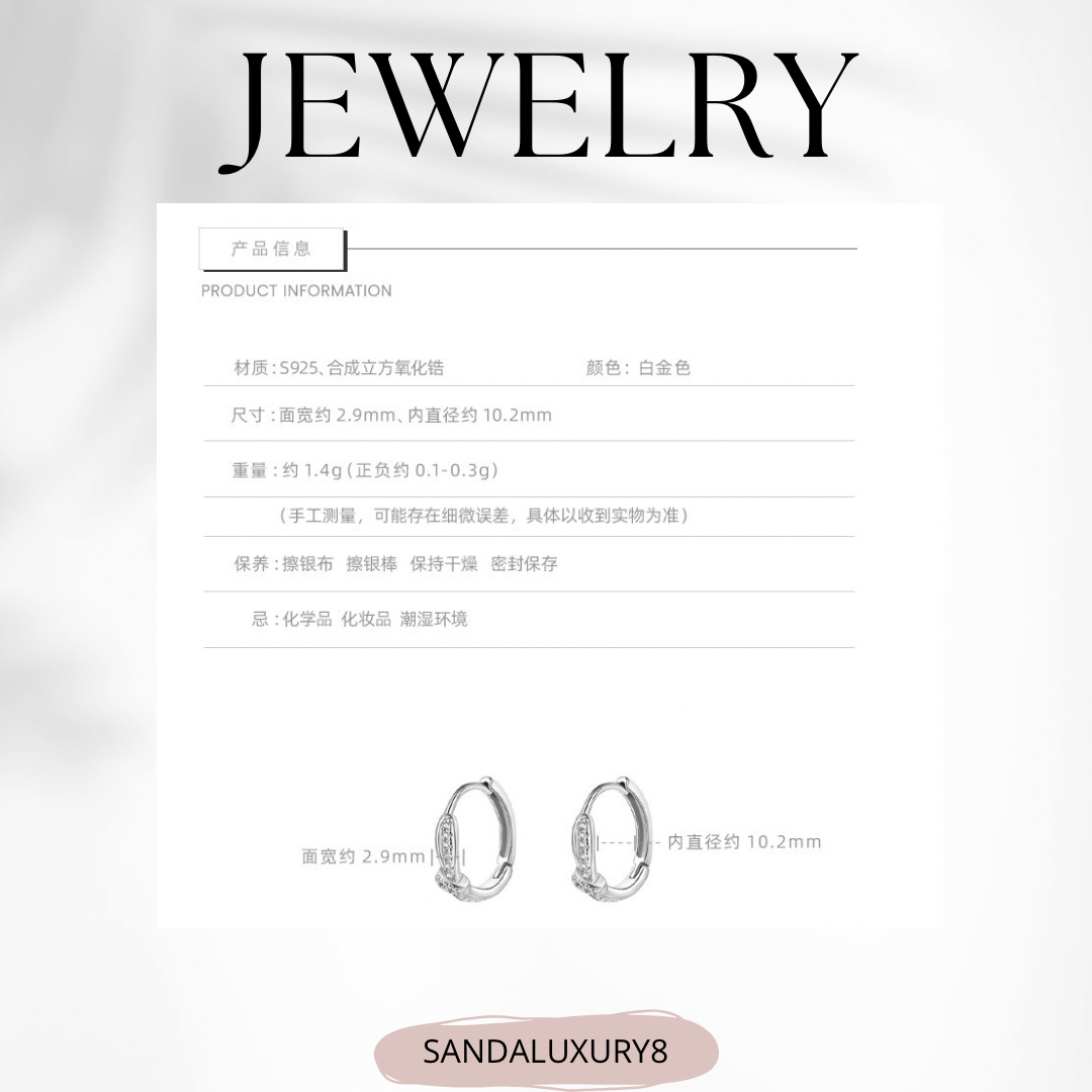 Classic Round-shaped Earrings