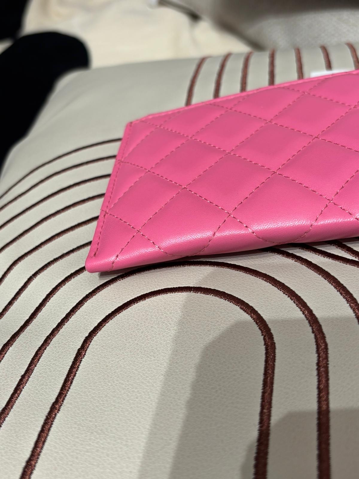 Chanel zip pouch A81462, 100%Authentic ,98%new ✅ 收據✅27card   
