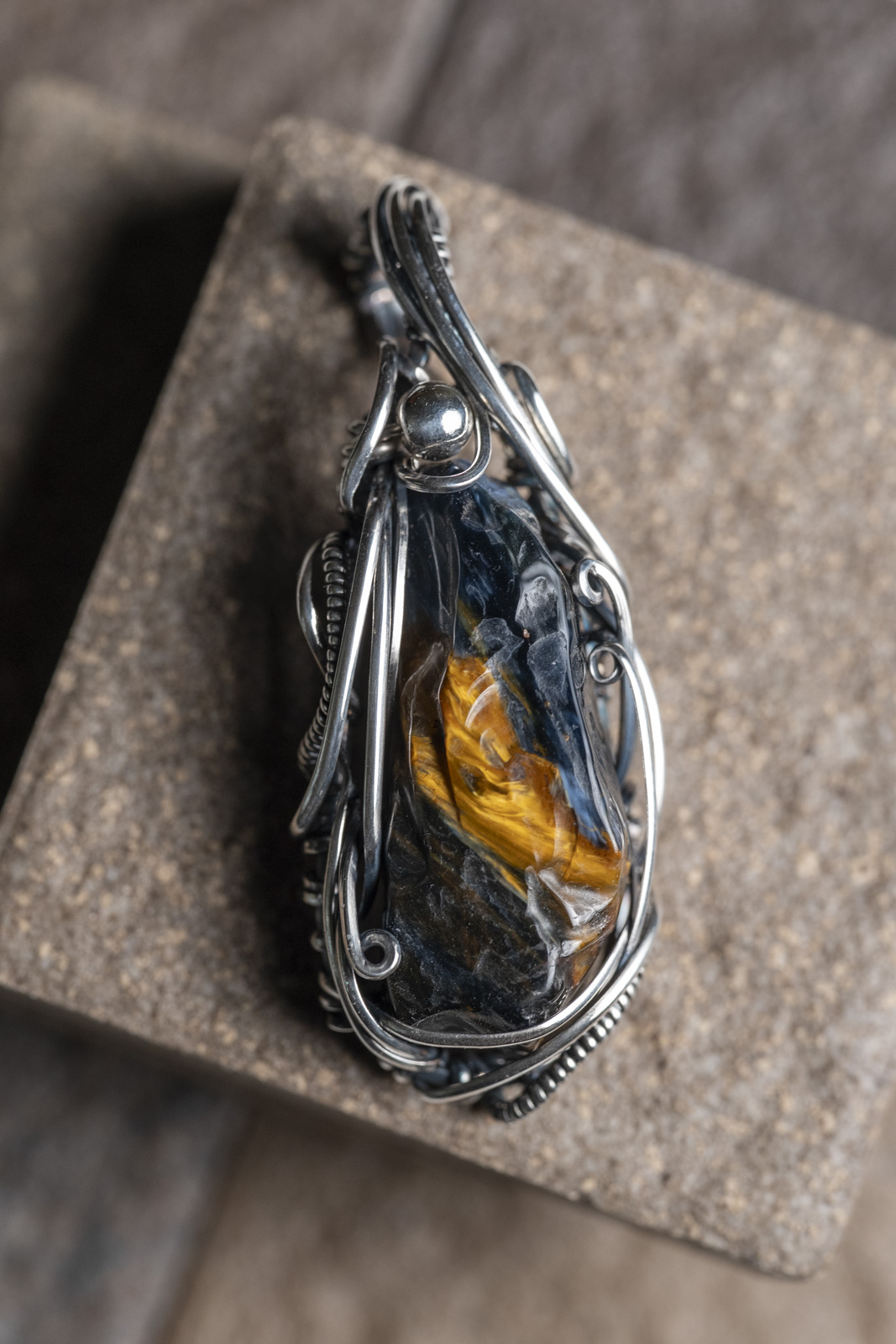WAS 彼得石頸鏈 - Pietersite Pendant