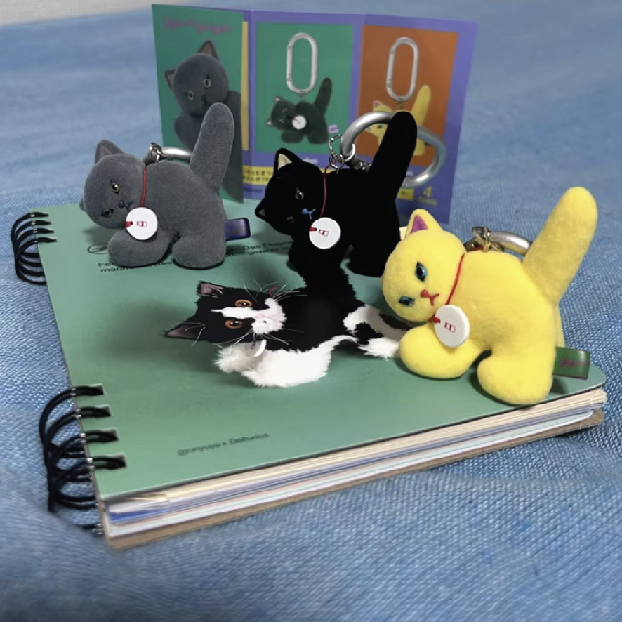 gyunyuya霧絨貓咪掛件