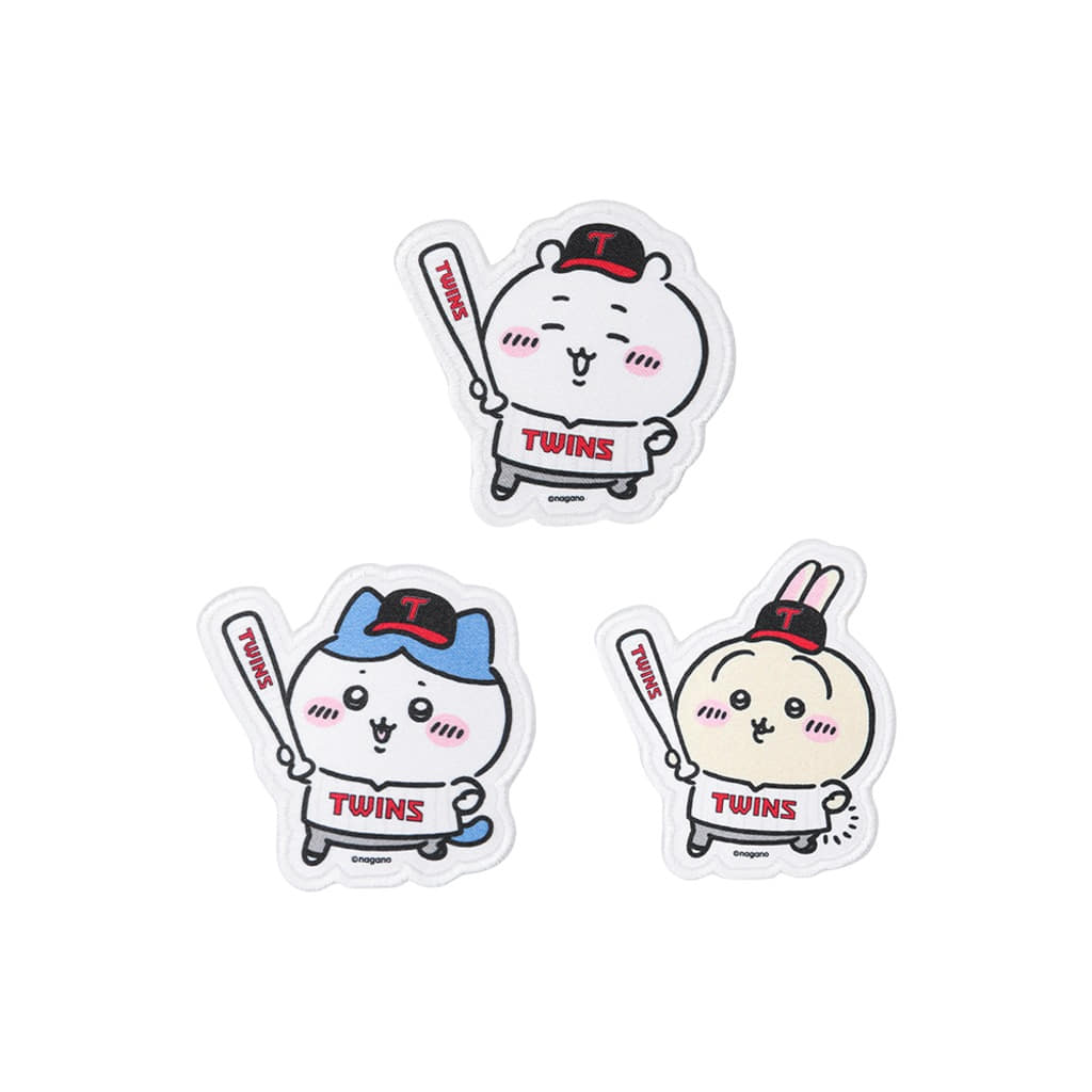 《Pre-Order》應援款熨貼章｜韓國 Chiikawa 吉伊卡哇 X LG Twins 棒球隊商品 第三彈 (26CKW17-P)