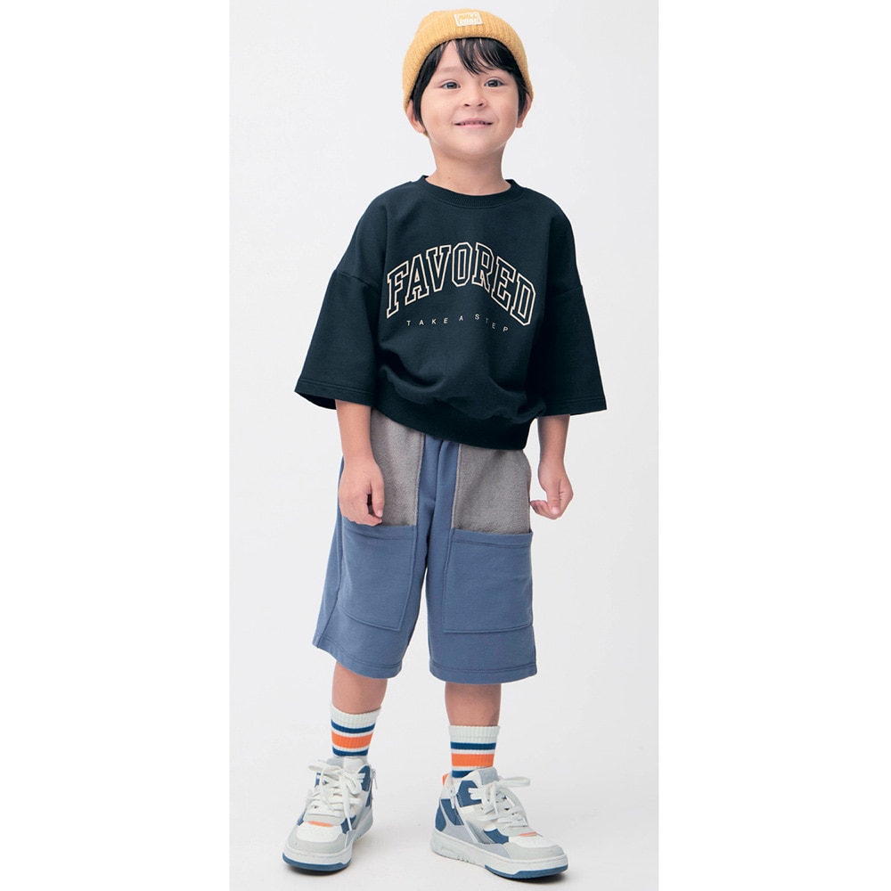 🆕【⭐訂購⭐】 🇯🇵日本直送🌀鬆身短版 印花 #七分袖Tee［3款選］🌀[ELAA-0261][260228]