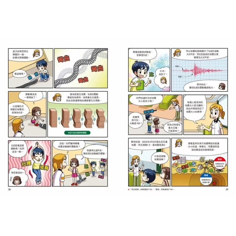 漫畫大英百科【生物地科16】：地震