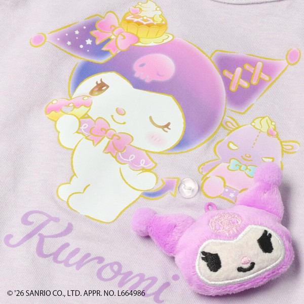 🆕【⭐訂購⭐】🇯🇵日本直送 #Sanrio 印花 A-Line 長袖Tee(附可拆式吉祥物)［2款選］🌀 [ELAA-0279][260216]