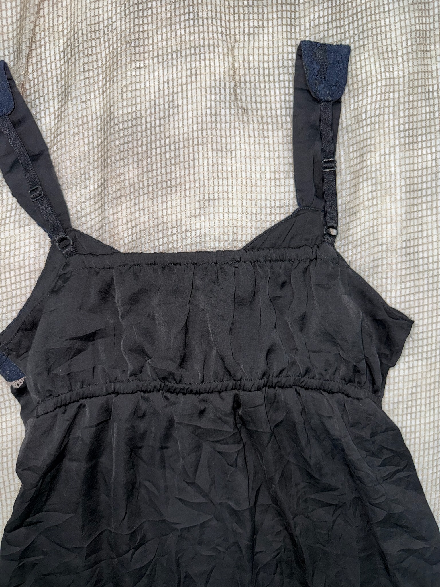 Axes Femme Black Corset-Style Cami Dress