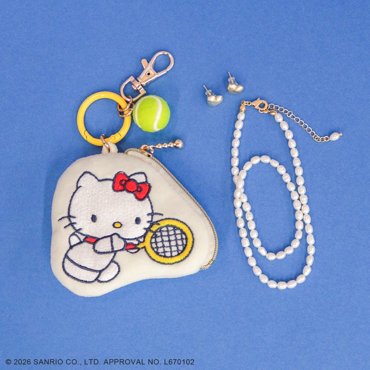 日本預訂📍日本Hello Kitty x Accommode可愛系列 - 運動圖案連扣袋仔 25/6日本開售