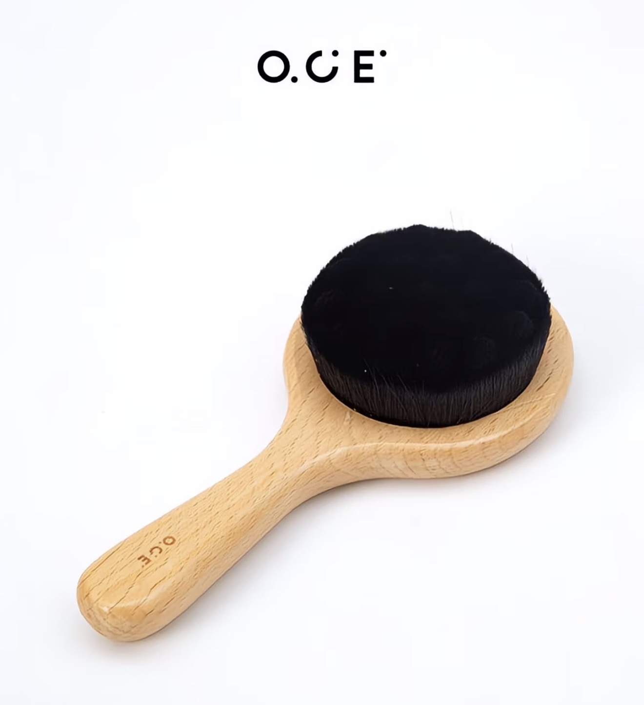 Breath Wood Series Beech Short Handle Face Brush