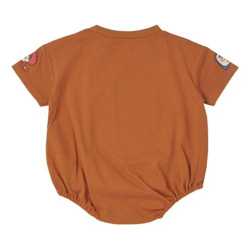 🇯🇵預訂 日本直送🇯🇵薯蛋頭毛毛刺繡貼花短袖包屁衣