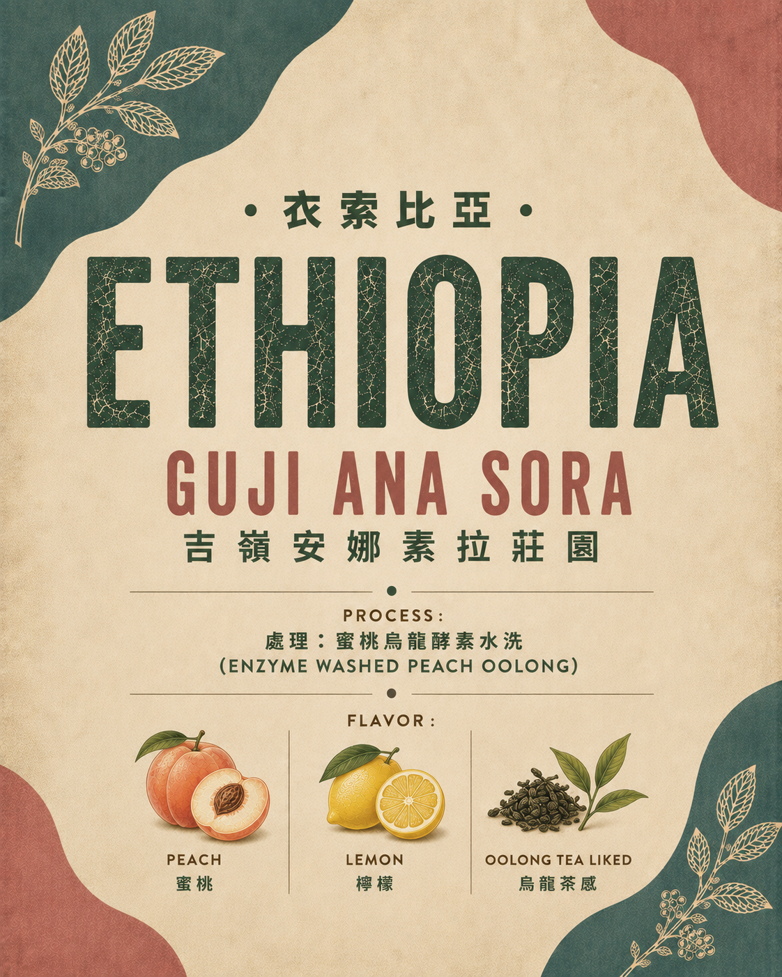 【衣索比亞Ethiopia】Guji Ana Sora 