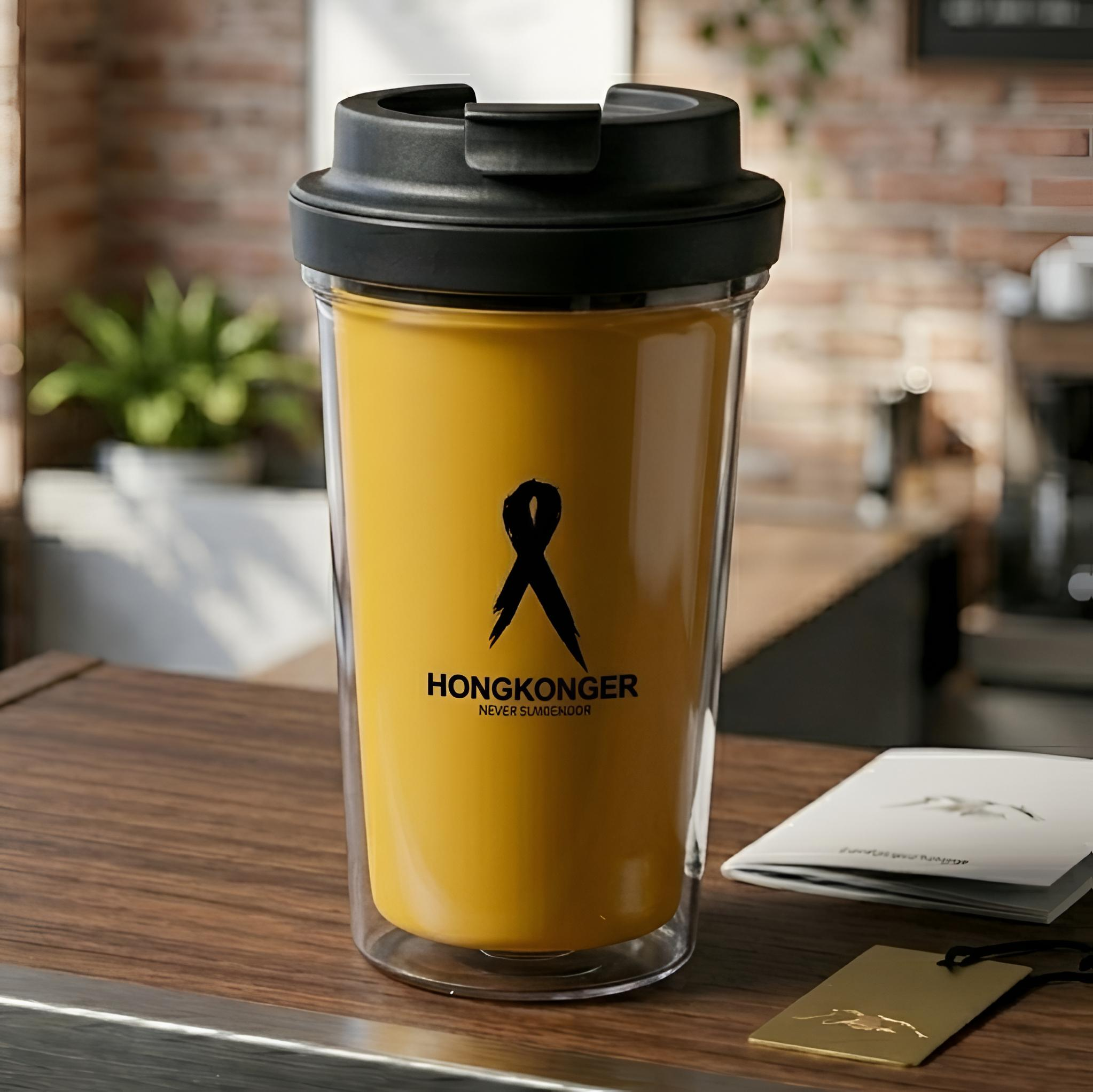 HONGKONGER 雙層隨行隔熱咖啡杯