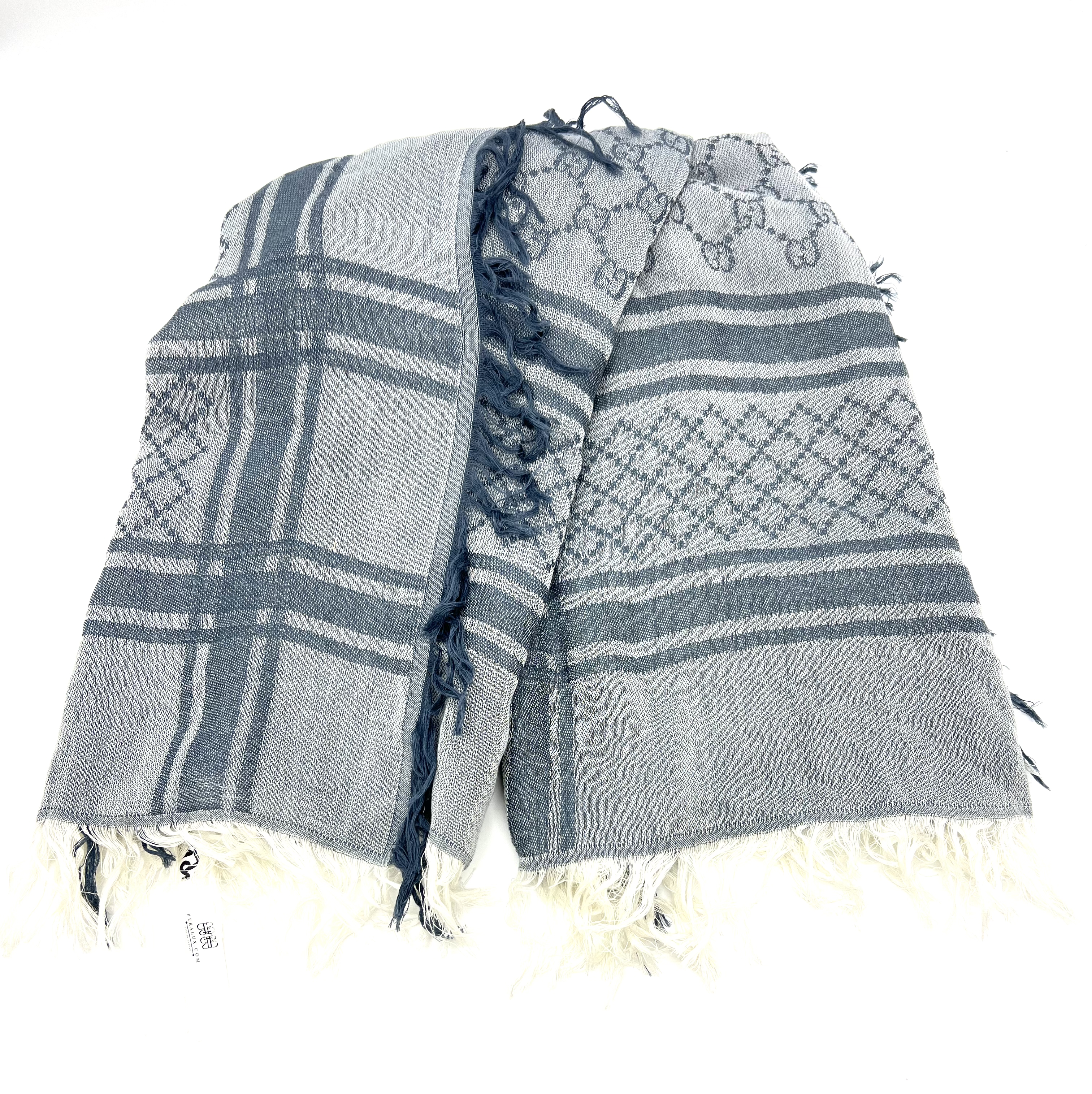 Pre-Owned GUCCI GG Jacquard Pattern Knitted Scarf / Product Code: 26040702