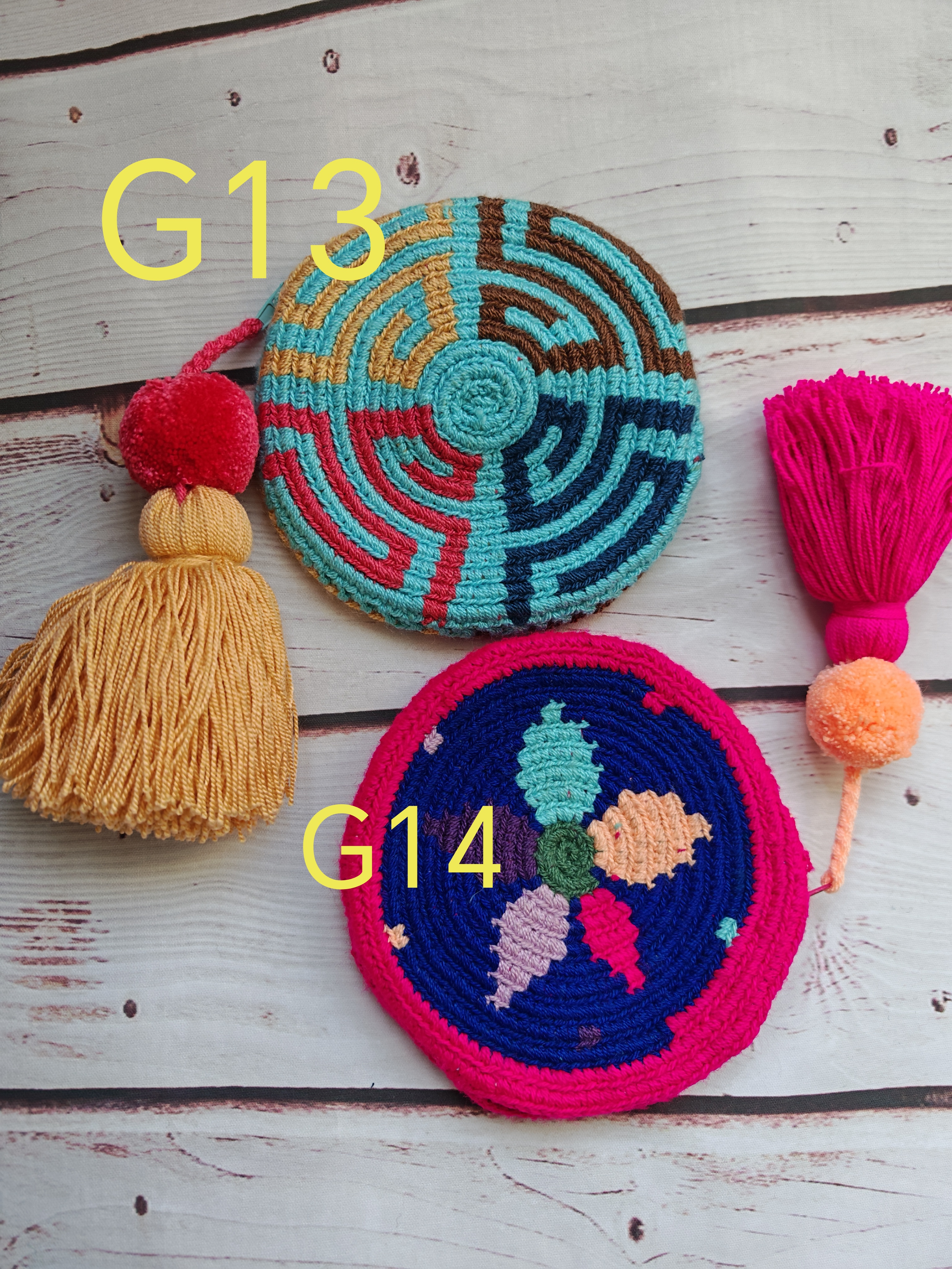 Wayuu Round Coins Bag