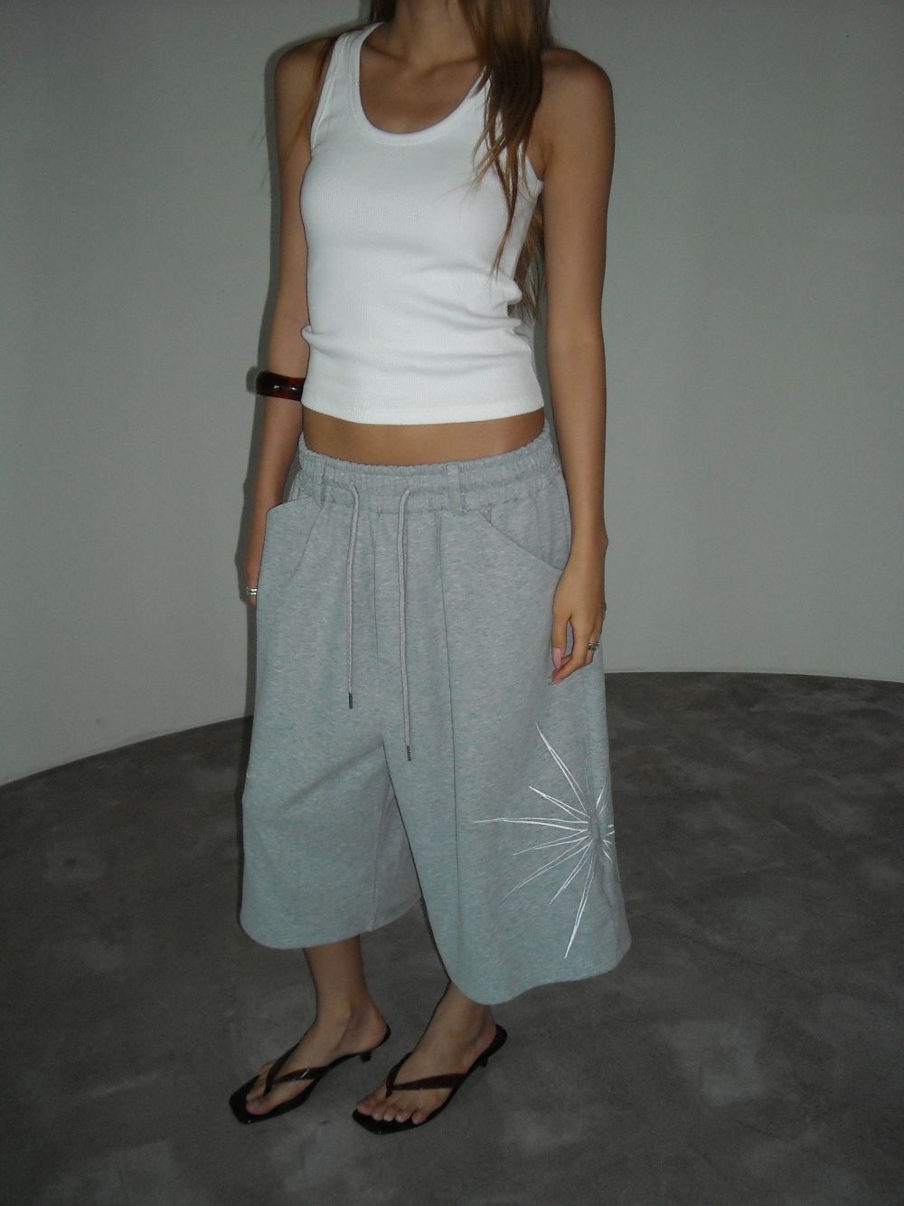 Graphic Star Bermuda Shorts