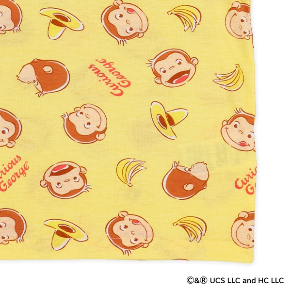 🇯🇵預訂 日本直送🇯🇵好奇的喬治滿印包腹短袖家居服上下套裝