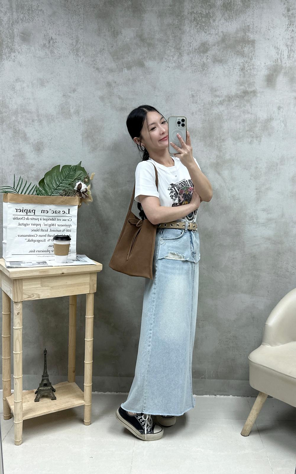 N07 復古花print Tee