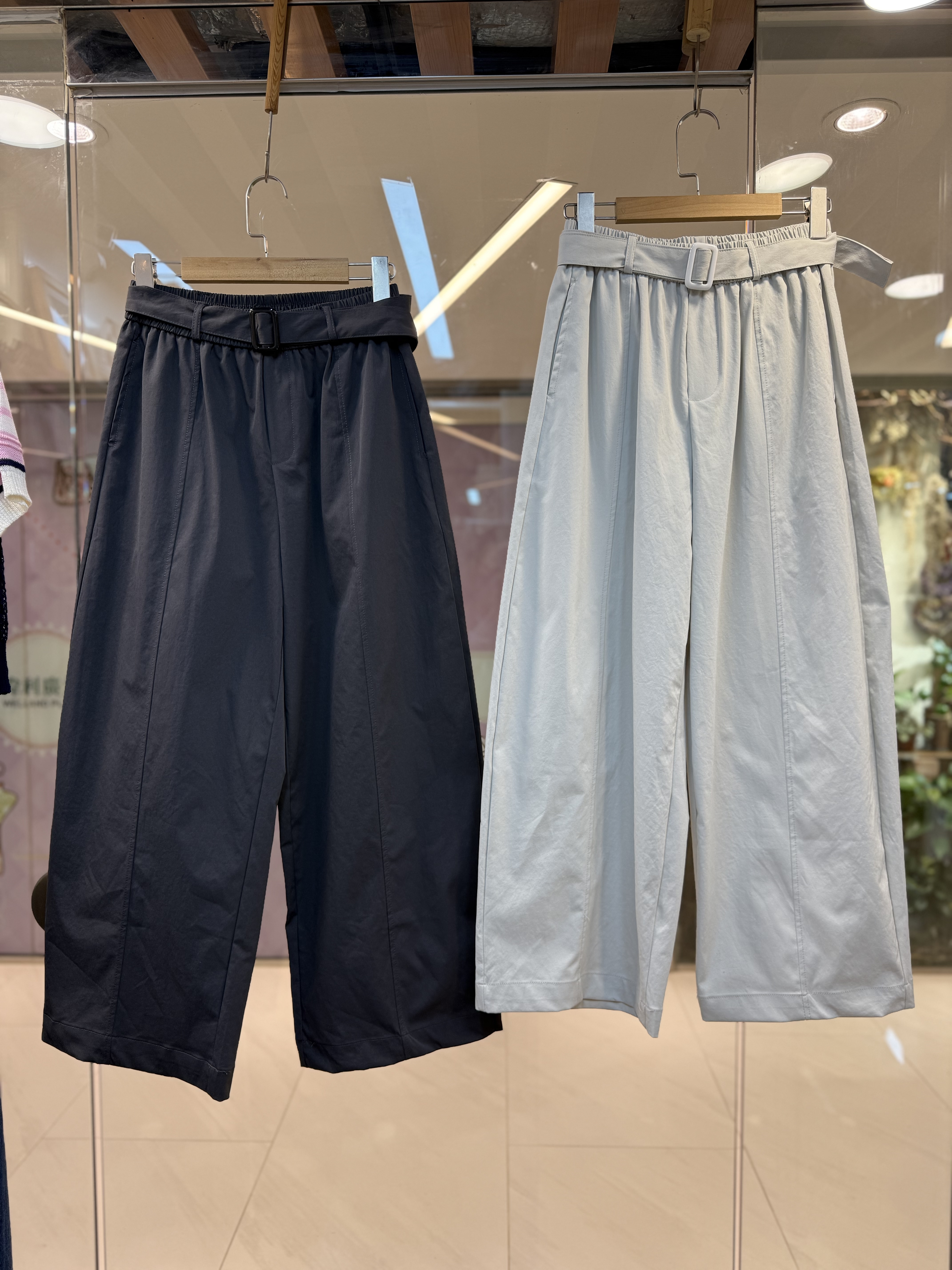 連腰帶闊褲 M594 417039269