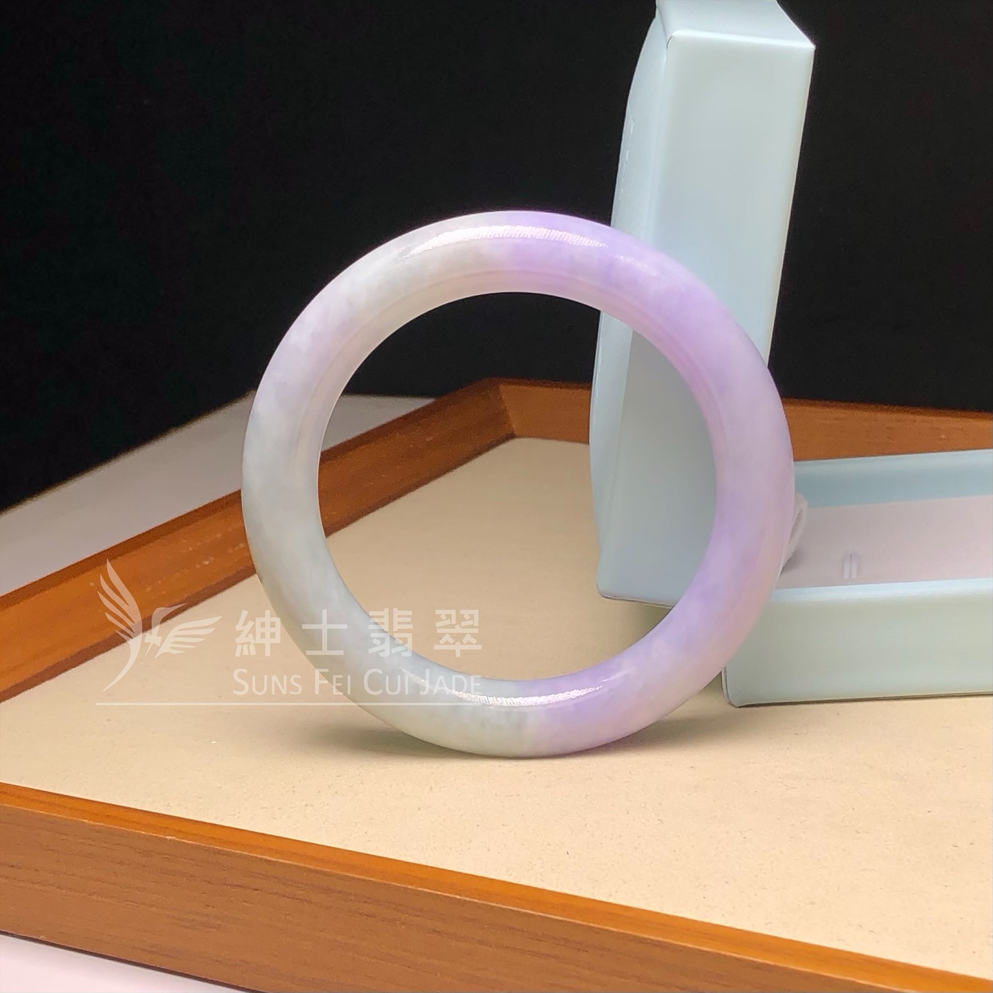 木那藍紫春彩圓鐲57.2mm