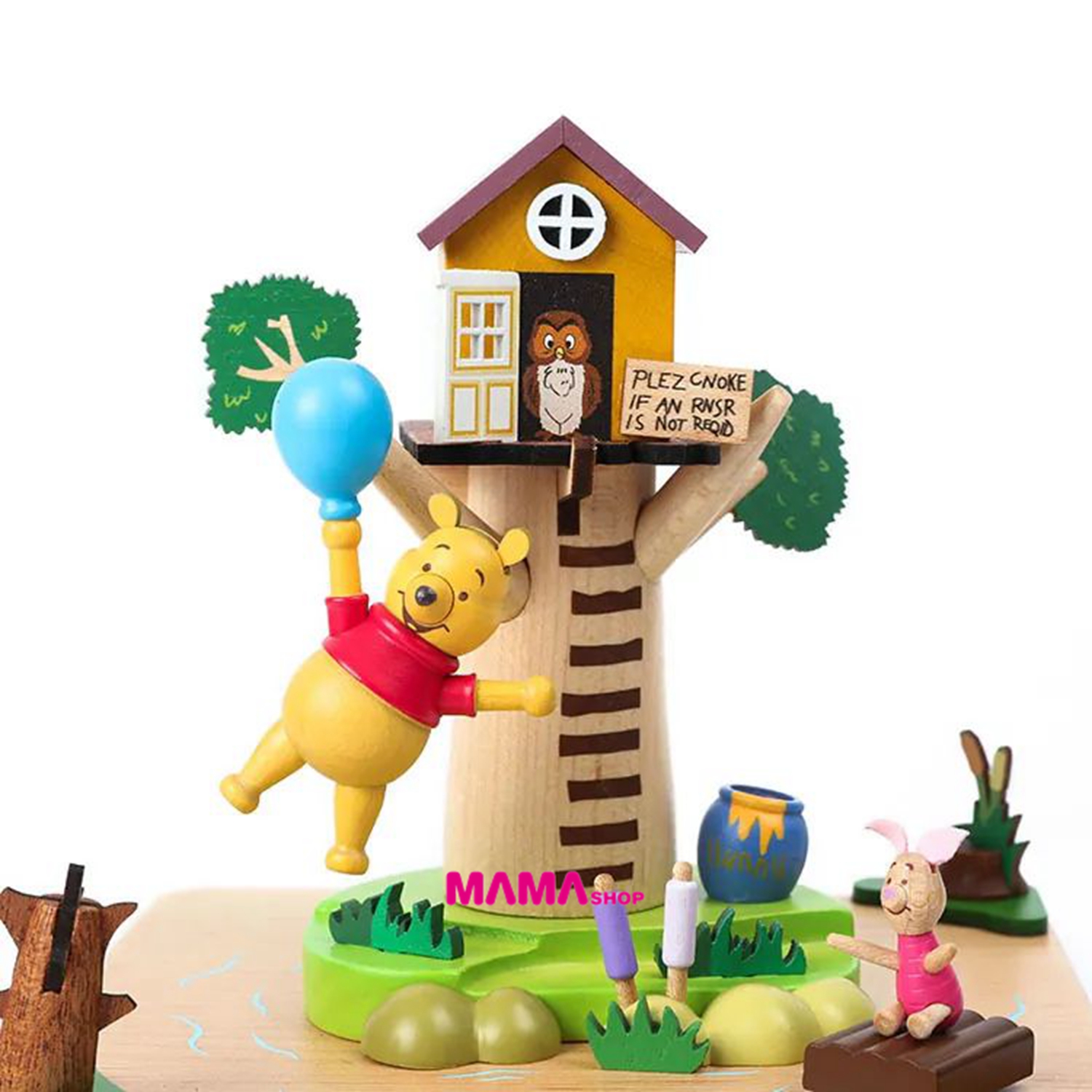 台灣直送迪士尼小熊維尼繞圈音樂盒