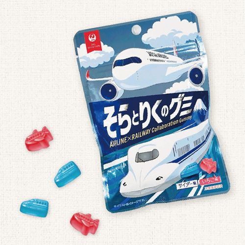 🆕【⭐訂購⭐】🇯🇵日本直送 JAL x  #新幹線+飛機造型  #日本製 軟糖［10袋入］🌀 [ELDD-0268][260528]