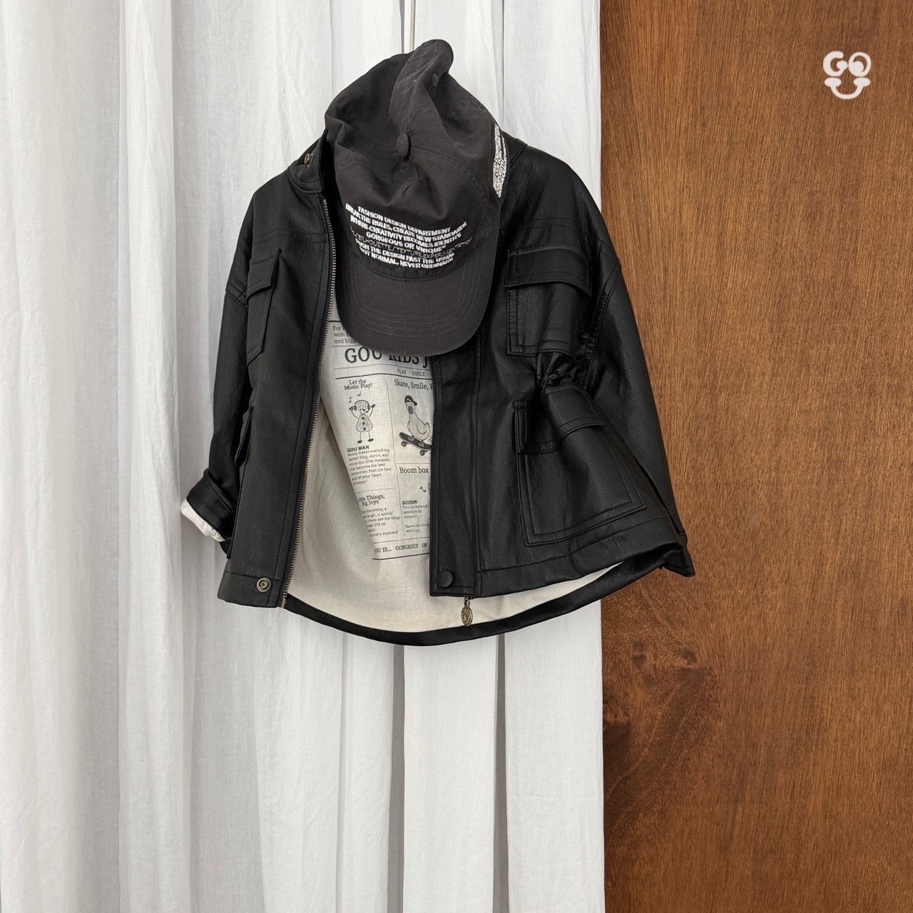 GOU | Leather Jacket (with mom)