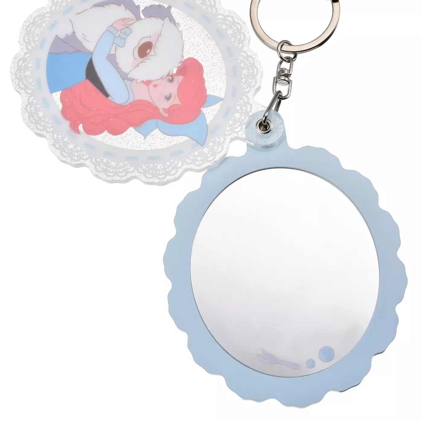  🌸 【預訂】Ariel & Max Mirror Charm - The Little Mermaid.Illustrated by mikko