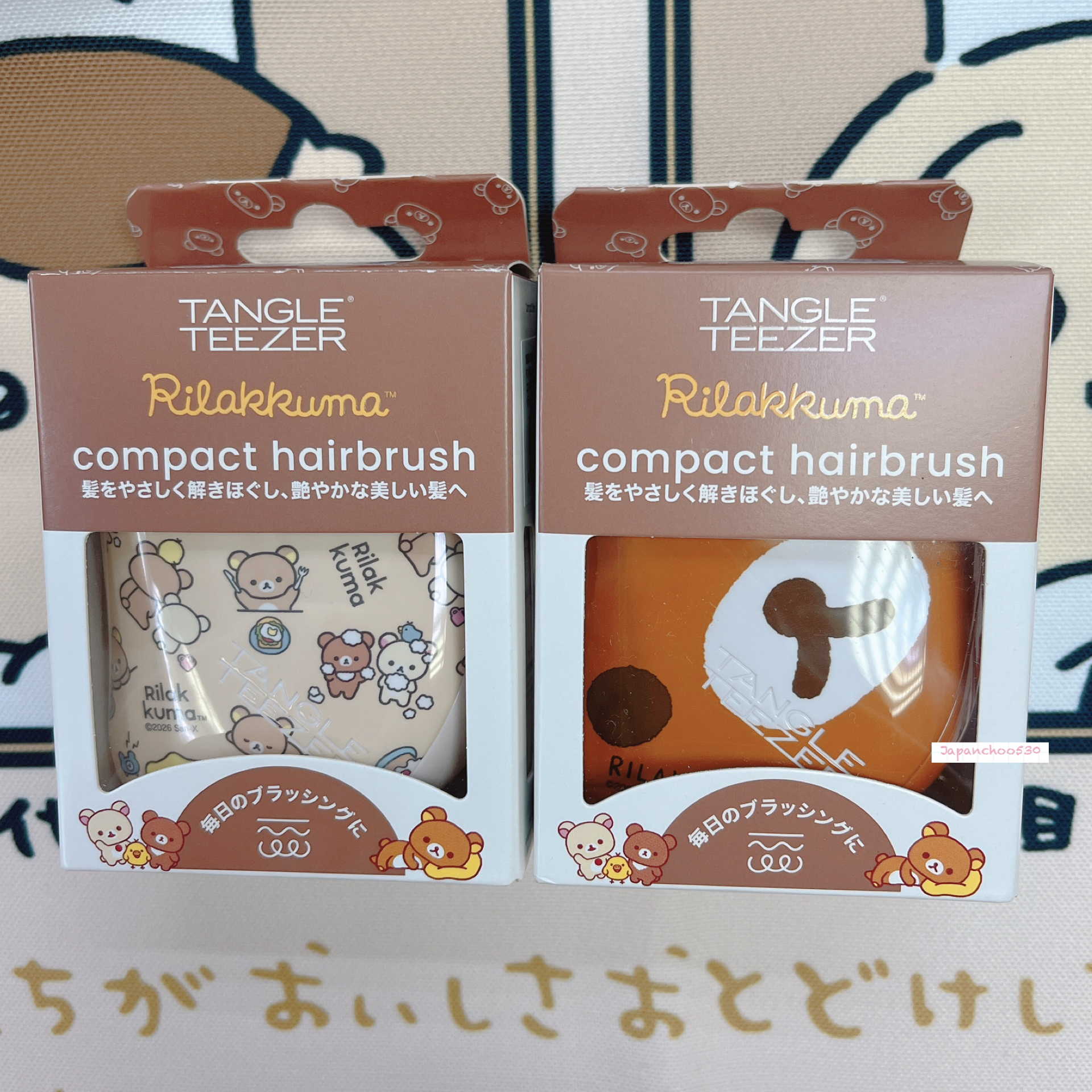 日本預訂📍日本鬆弛熊 x Tangle Teezer順髮梳子 2026年5月中旬出貨