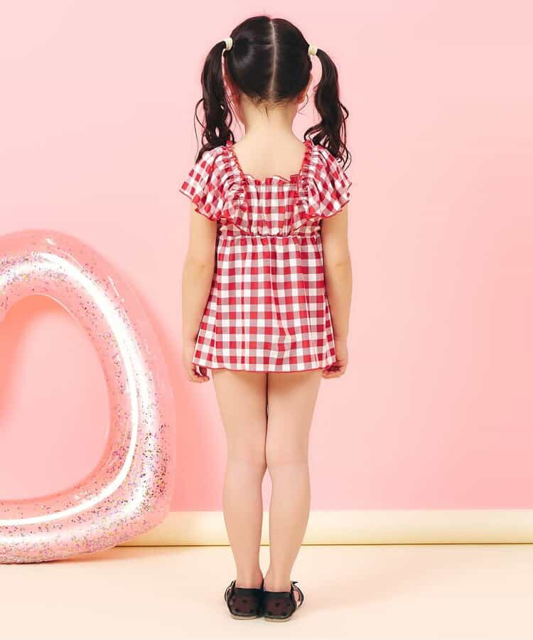 🇯🇵預訂 日本直送🇯🇵Apres les cours六色圖案印花褶皺荷葉邊連身泳衣