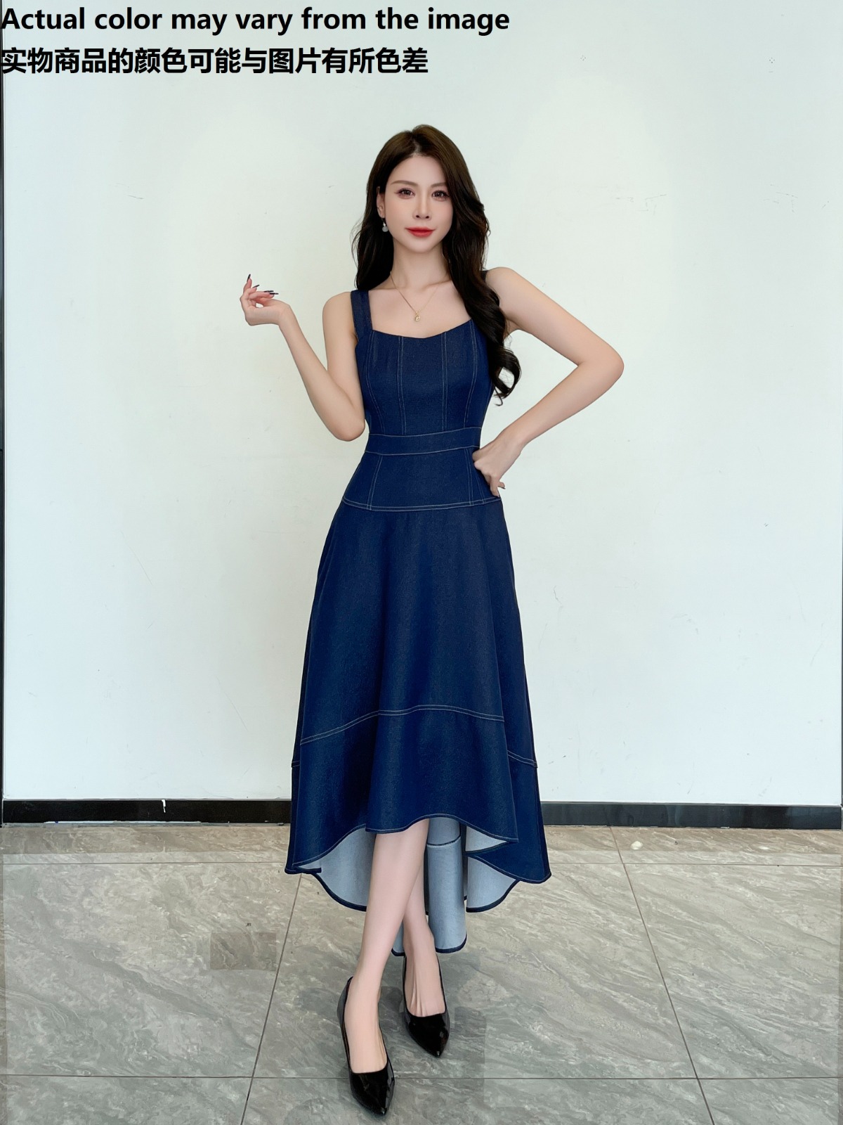 1370BD Aurelia Contour High-Low Dress