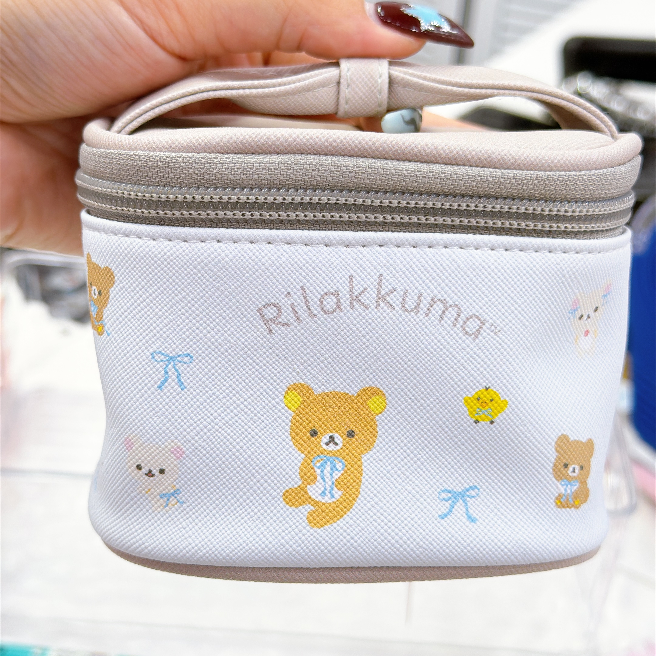 日本直送鬆弛熊迷你化妝袋