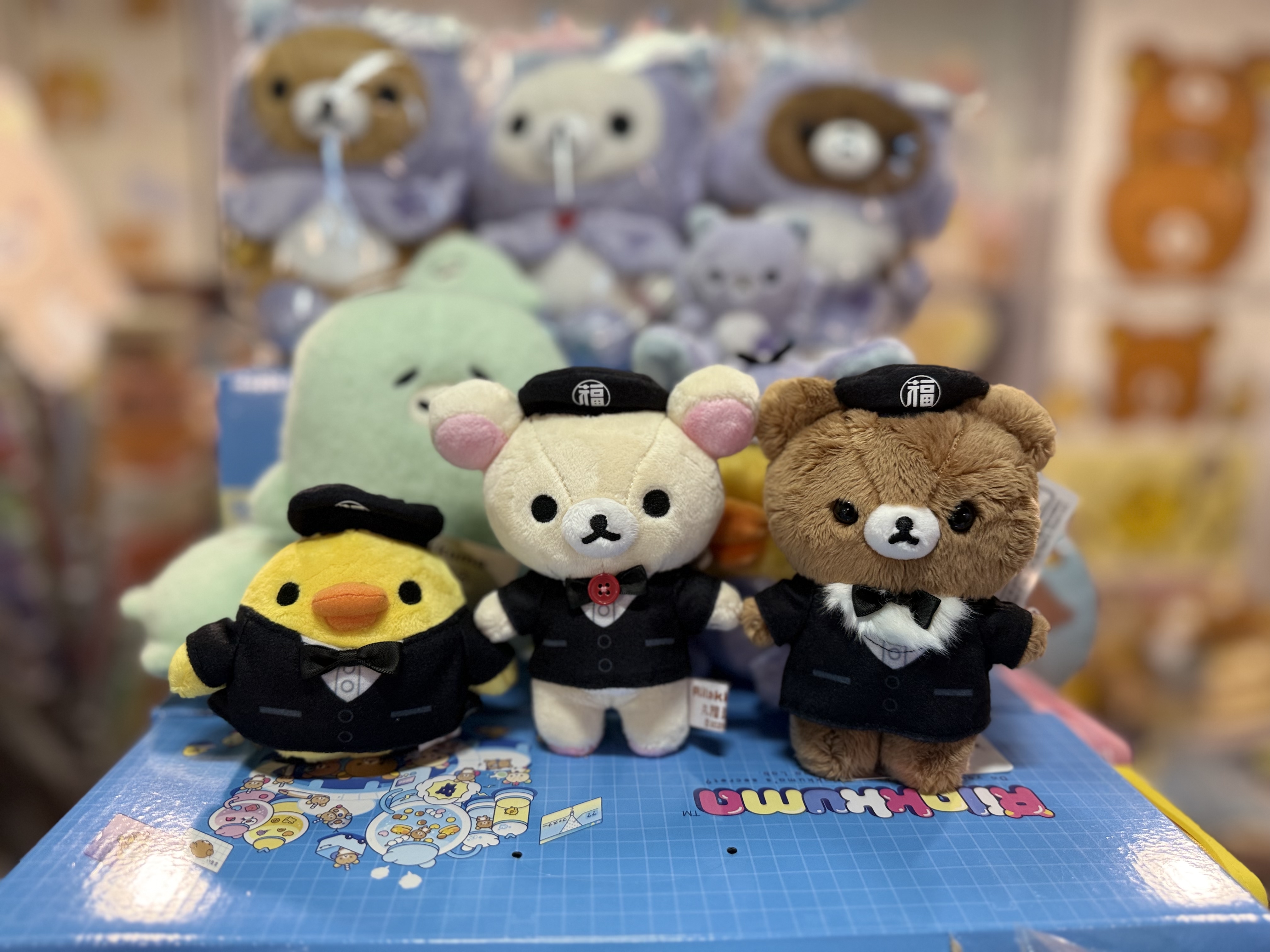《現貨》全新日本Rilakkuma x 丸福珈琲店店員造型掛飾