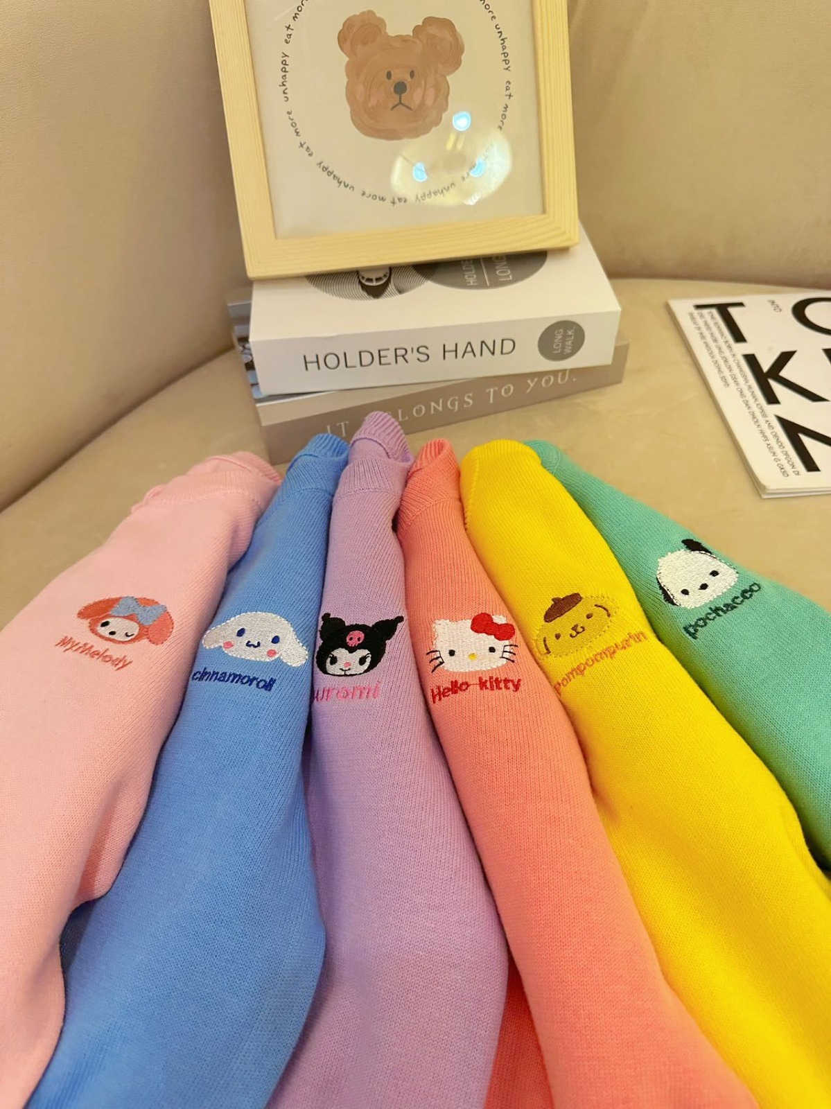 Sanrio 卡通刺繡針織冷衫 -1件 - 1