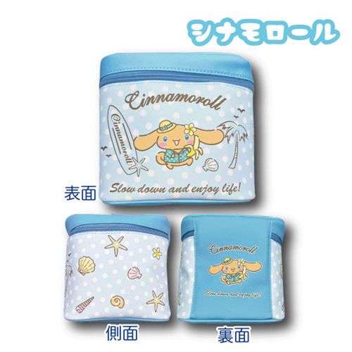 🆕【⭐訂購⭐】🌀 🇯🇵 日本直送 #Sanrio 夏日曬黑版 手提化妝袋(配企鏡)［5款選］🌀 [ELFD-0214]