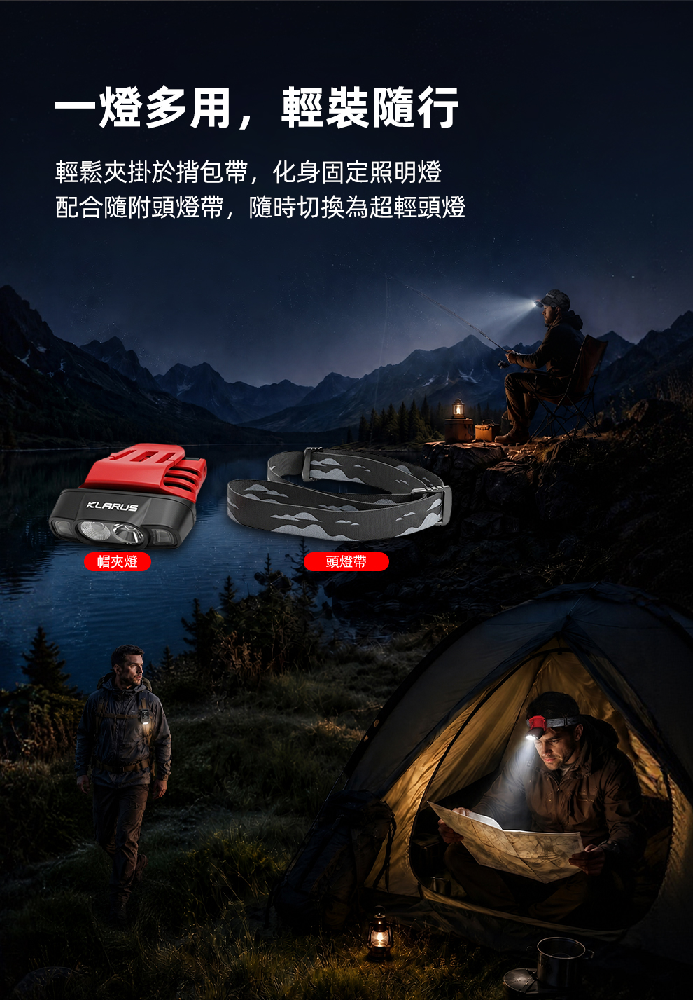 Klarus HC3 PRO 智能感應帽夾燈