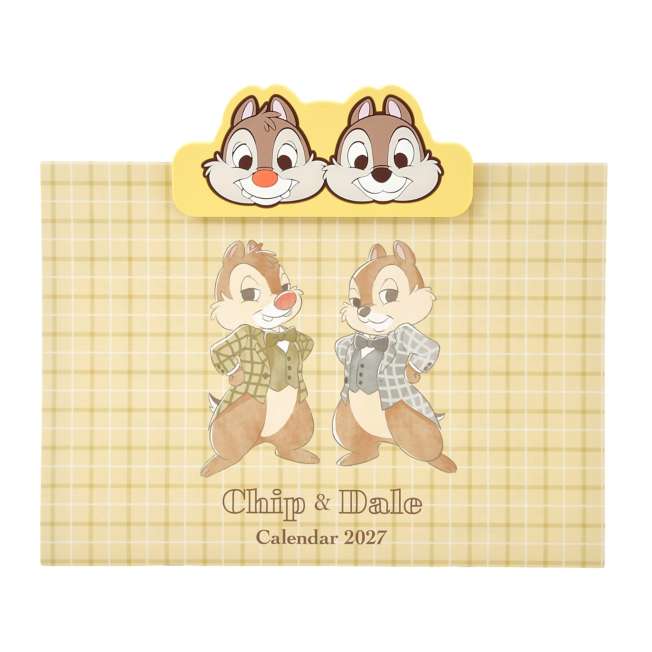 [訂購] [JDS] 🤎 CHIP N DALE 鋼牙大鼻 掛曆連夾 2027 {TF260835}