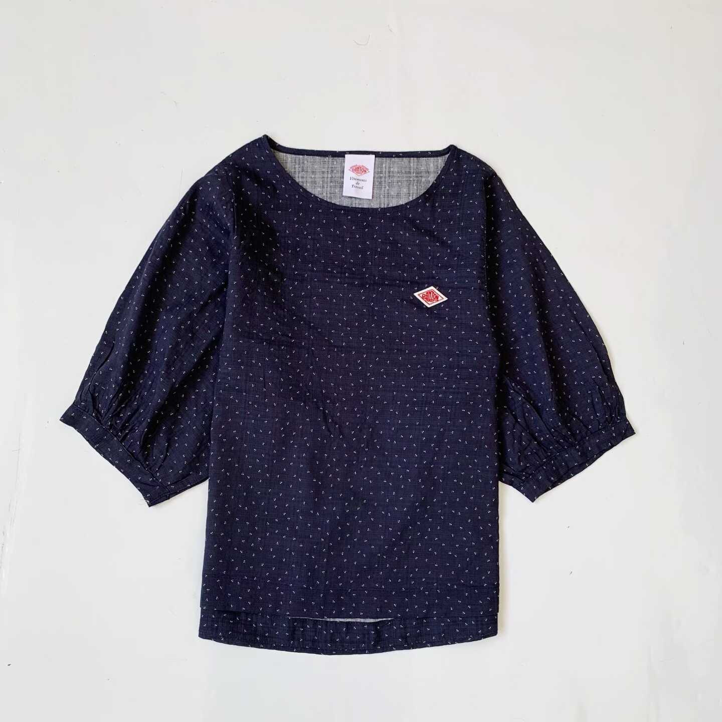 預訂 Danton 圓領泡袖上衣 [貨號26A1431]