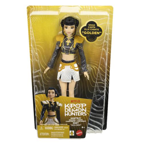 KPop Demon Hunters 獵魔女團 Zoey 唱歌時尚娃娃 Golden Mattel 正版 香港現貨 生日禮物