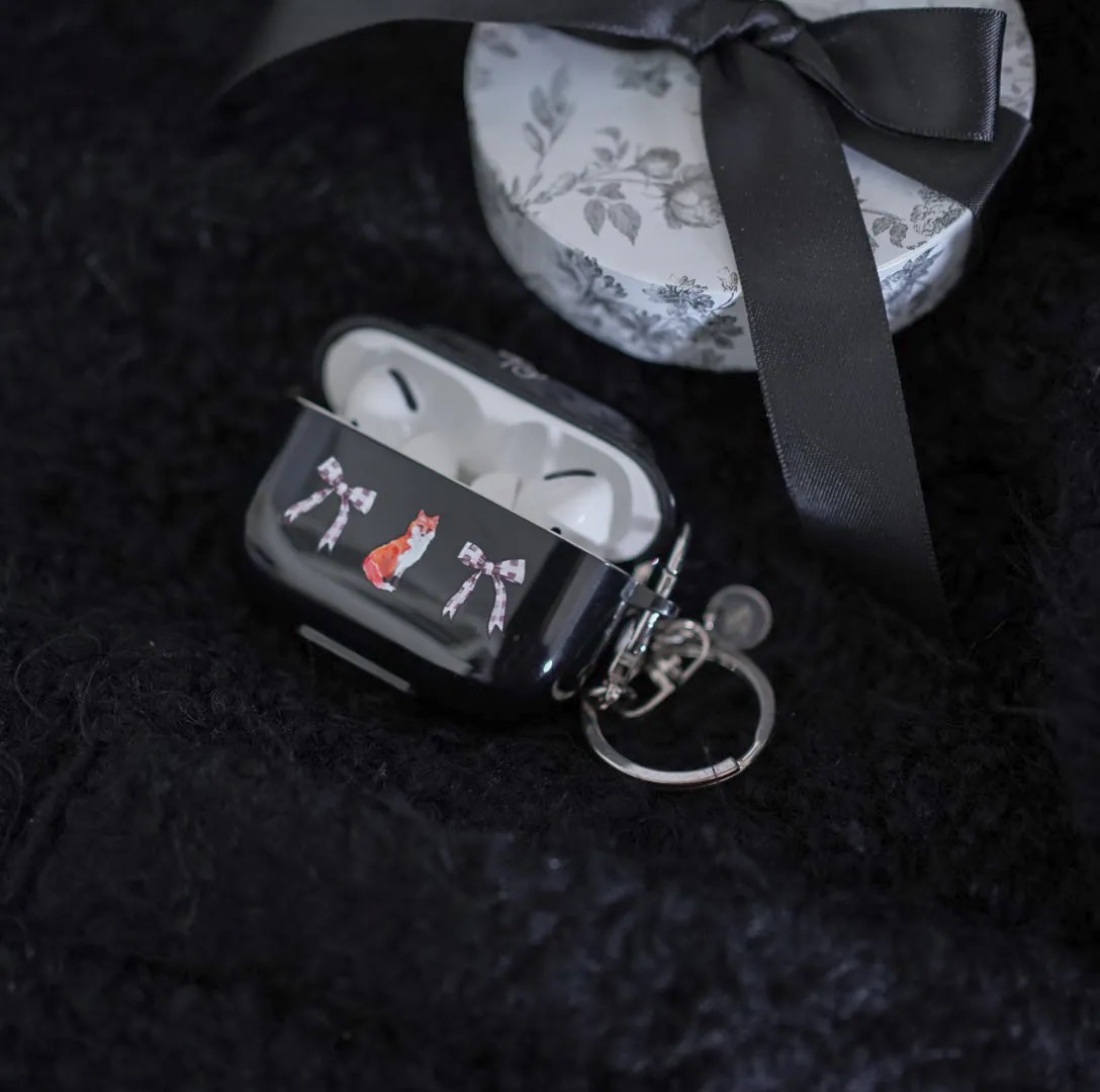 【Little Amber】亮面黑AirPods Case