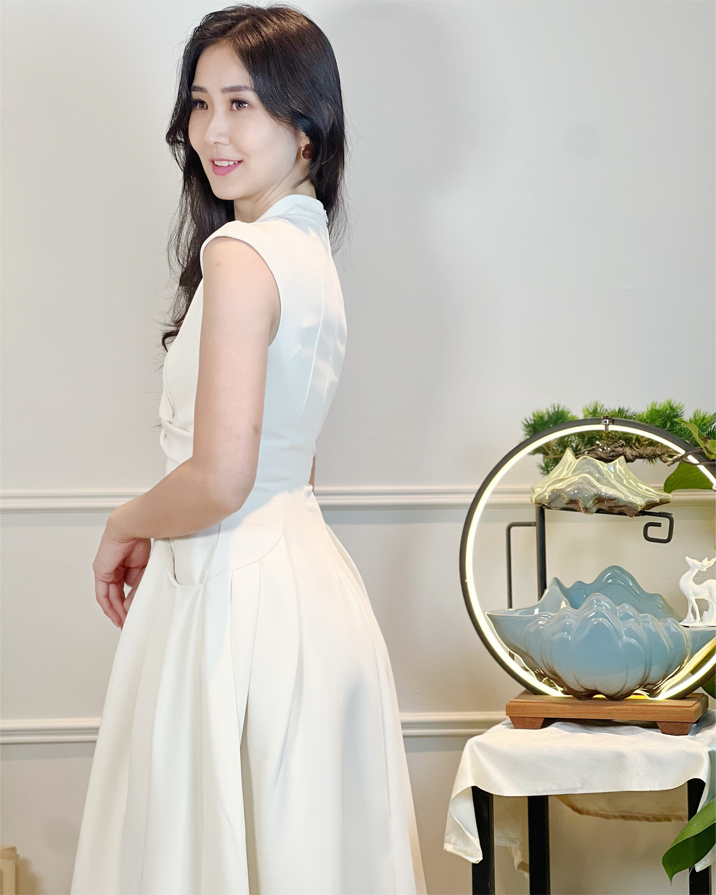 5092 Elena Grace Midi Dress