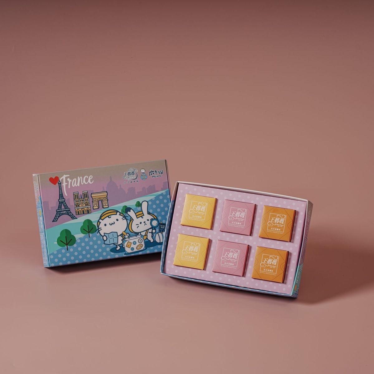 C-2604-台灣直送 超人氣手工製作王媽媽鳳梨酥 三色手提禮盒（鳳梨、鳳凰、土鳳梨）- 6月初到貨