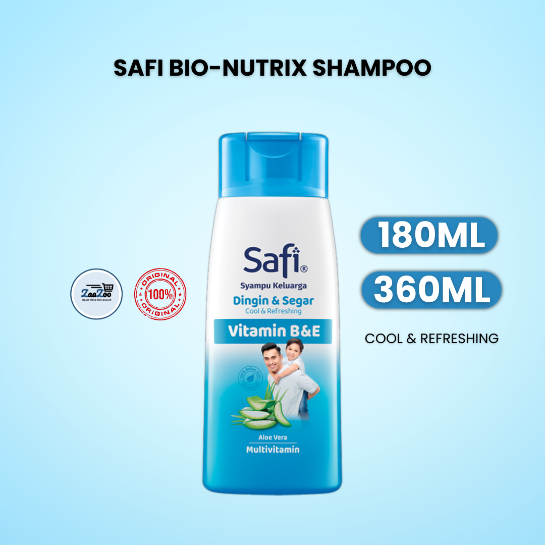Safi Syampu Bio-Nutrix Aloe Vera & Mint (Blue)