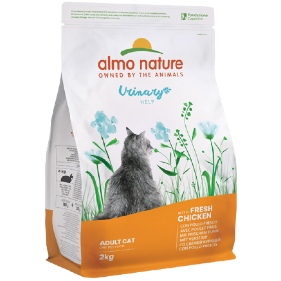 Almo Nature - 功能性系列 | 尿道護理配方 新鮮雞肉 貓糧 2Kg