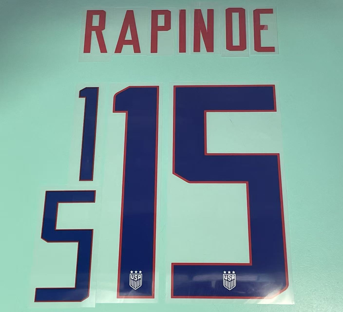 2018 USA Home Nameset #15 RAPINDE ( Women )