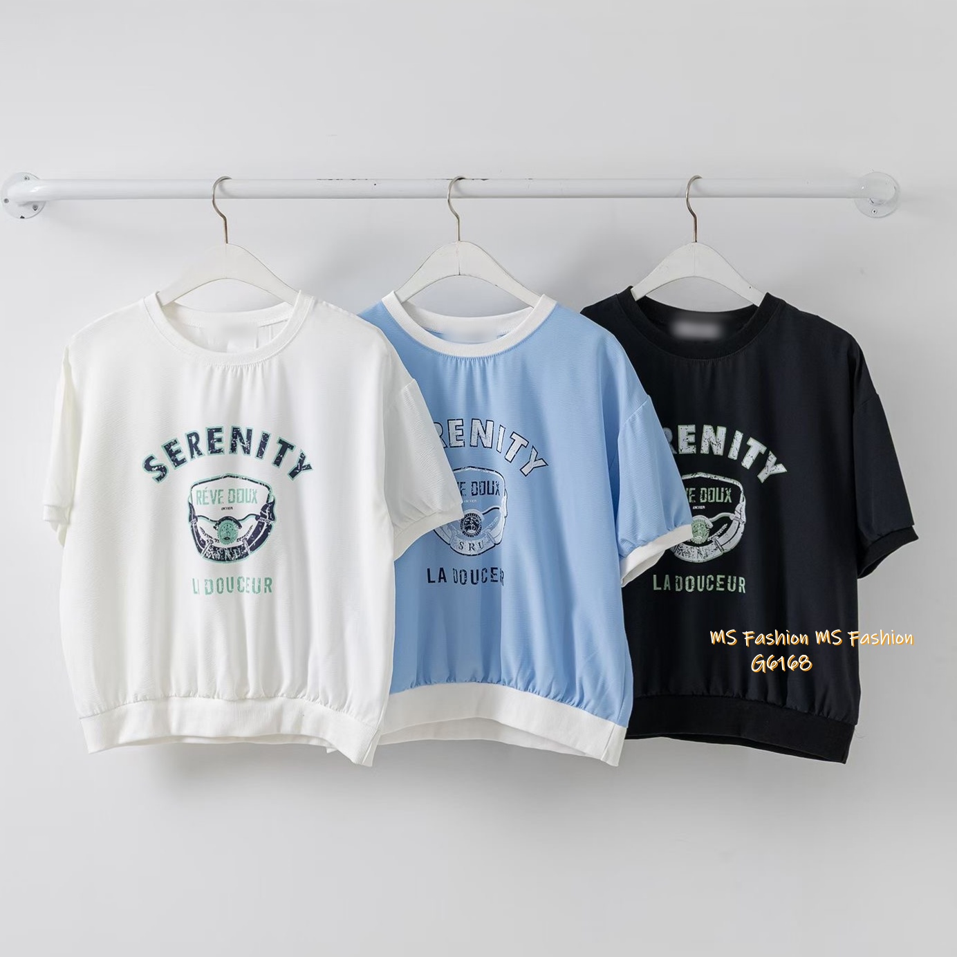 G6168 韓國🇰🇷拼邊字母top