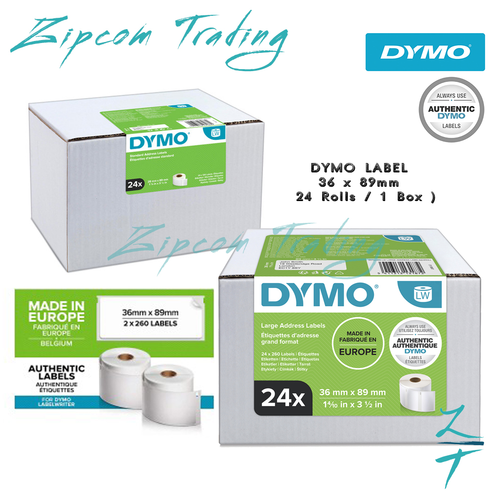 Dymo 99012 / 99014 Bulk Saver Pack  ( 36x89mm / 54x101mm )