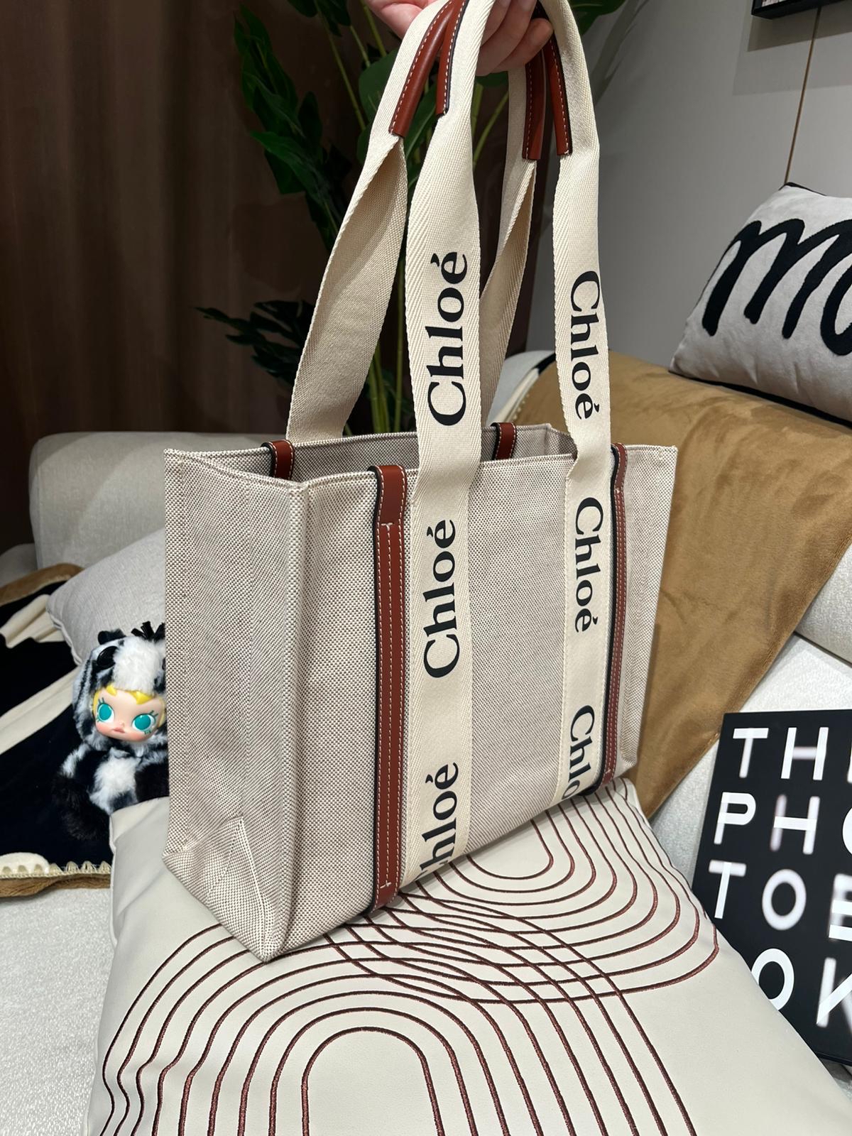 Chloe woody medium  100%Authentic,98%new ✅Dust bag