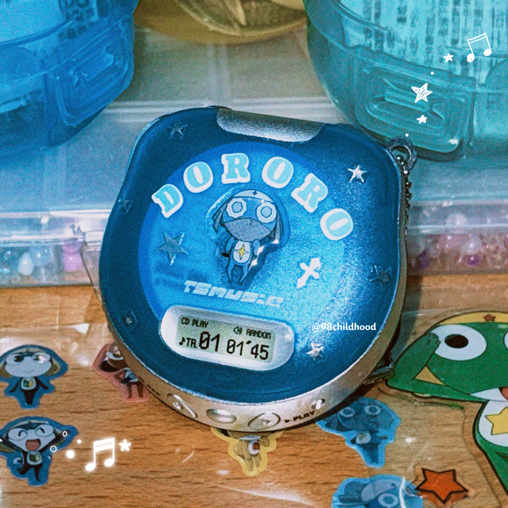 Keroro x CD player 錄音播放器扭蛋￼