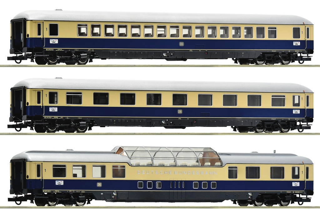 Trix Rheingold全金屬黃金機車 DB E10 + Roco Rheinpfeil萊恩之箭豪華列車套裝 （HO 1:87)