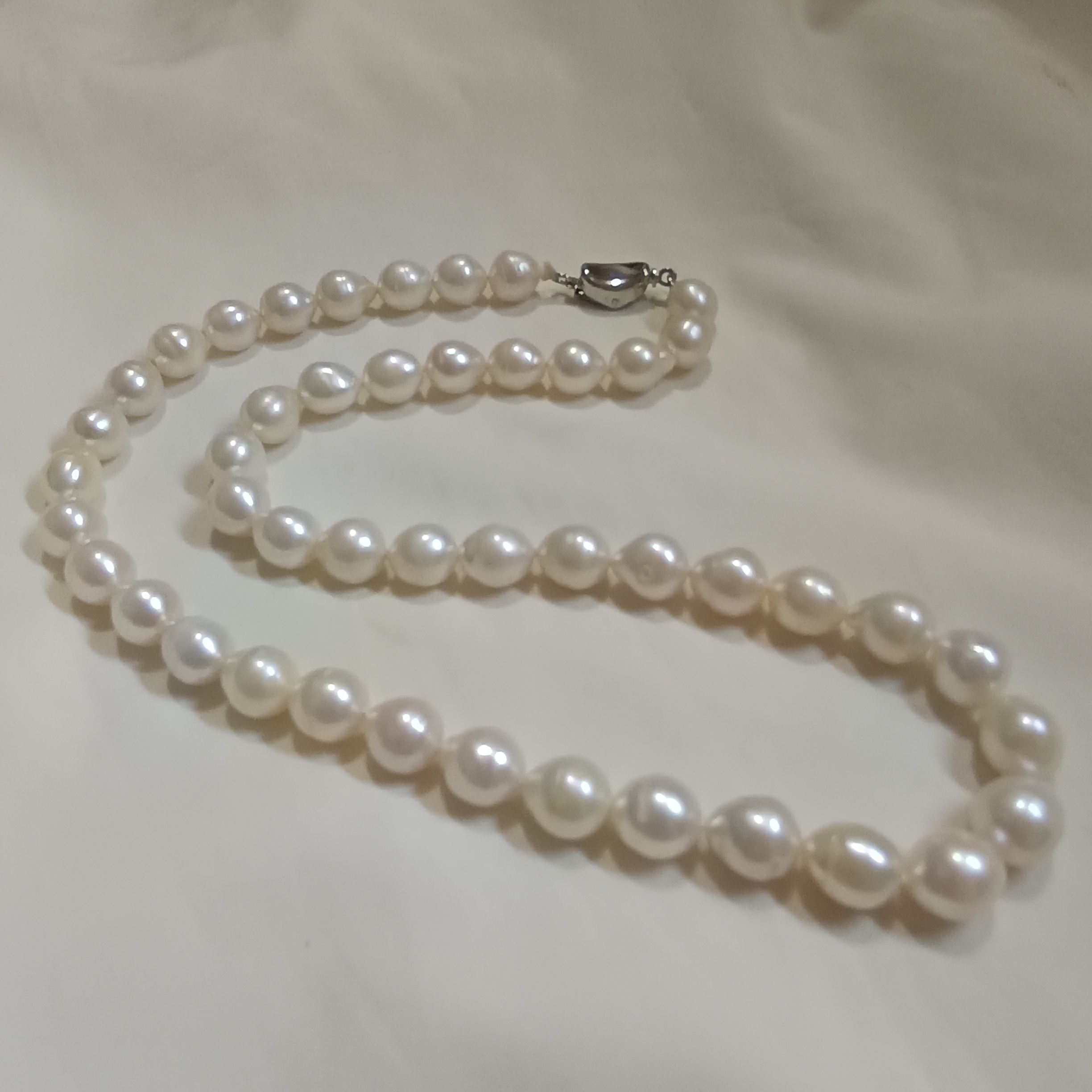 🎉特惠孤品‼️淡水愛迪生胖水滴巴洛克珍珠925銀扣頸鍊