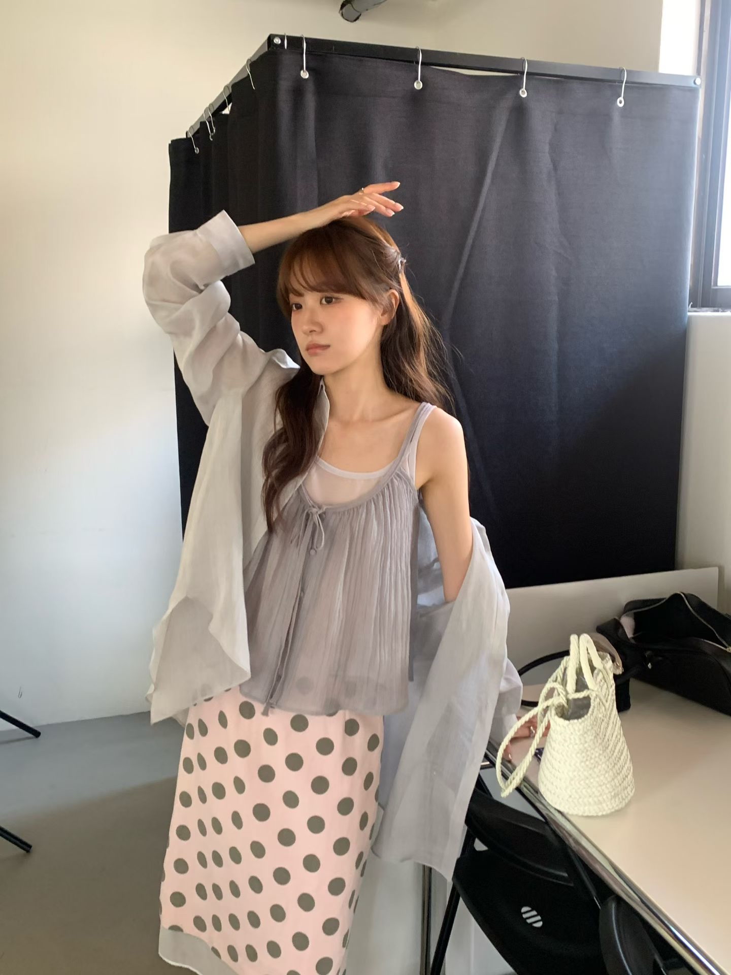 🇰🇷東大門女裝 | sheer layered sleeveless 